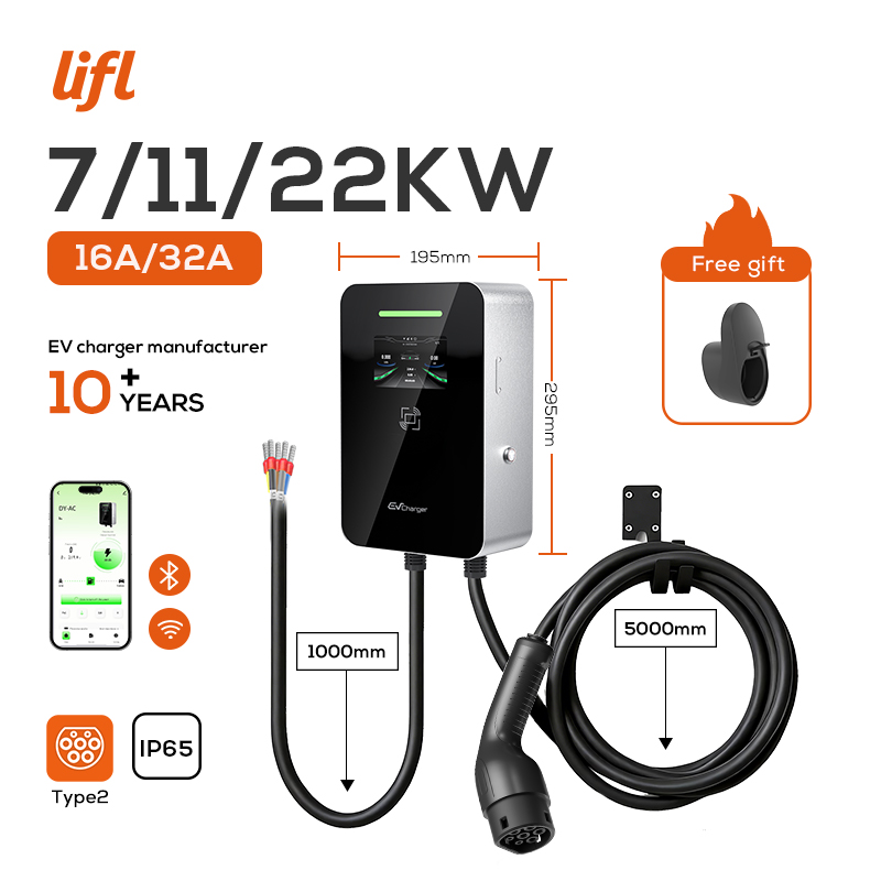 Ev Charger Type 2 22Kw 32A 3 Phase - Lifl 7KW 11KW 22KW 3 Fazlı